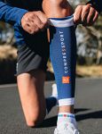 Compressport R2V3 Calf Sleeves Estate Blue / White